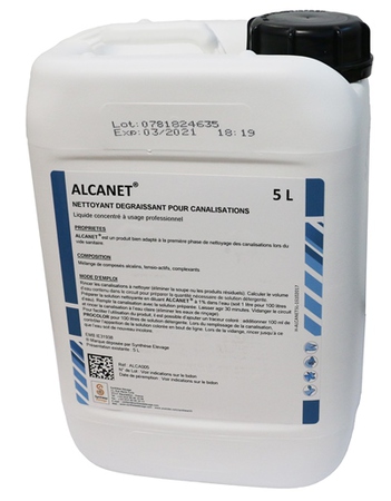 ALCANET® : Nettoyant et dégraissant des canalisations et des