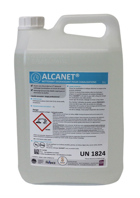 ALCANET® : Nettoyant et dégraissant des canalisations et des