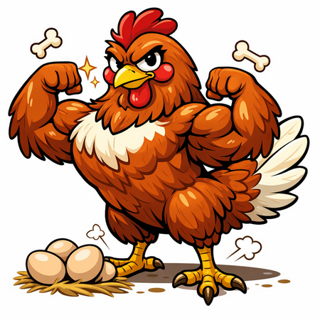 poule pondeuse bonne ossification