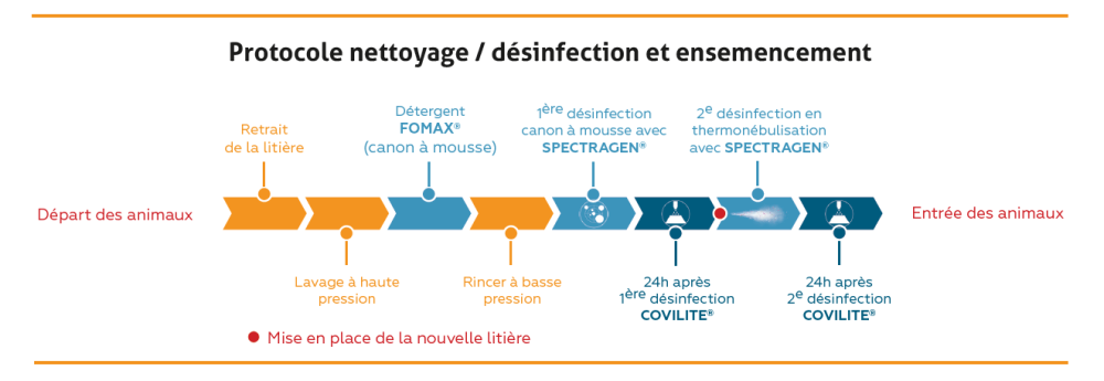 protocole nettoyage désinfection enterococcus cecorum