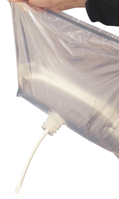 sac dilution + bouchon