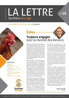 Couverture lettre volaille n°28